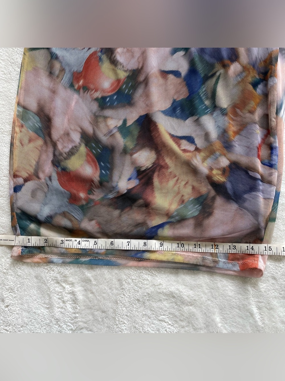 Persaya Blur Angel Cherub Art Skirt size L - Picture 7 of 11